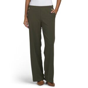 J&L WHITE Forest Sailor Button Pants